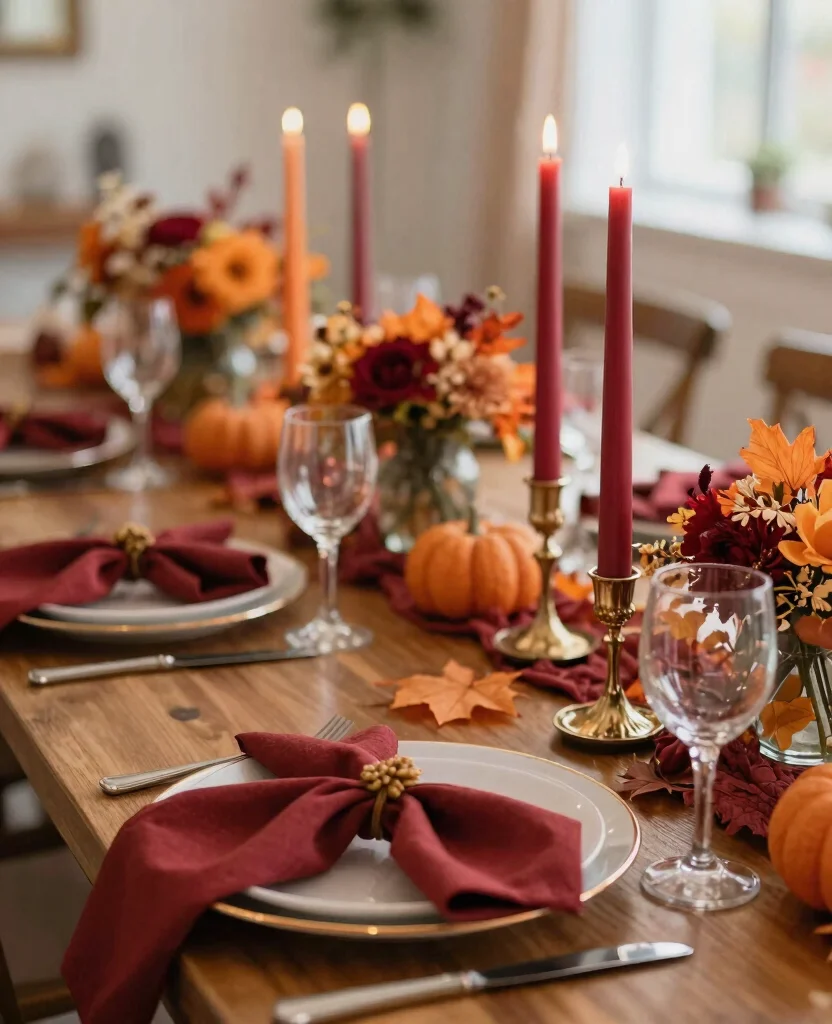 Transform Your Fall Wedding: Stunning Decorations for Memorable Receptions - 6. Warm Color Palettes 1