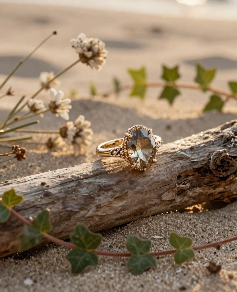Tropical Dreams: Stunning Destination Bridal Sets for Your Beach Wedding Vows - 2. Bohemian Beach Bliss 1