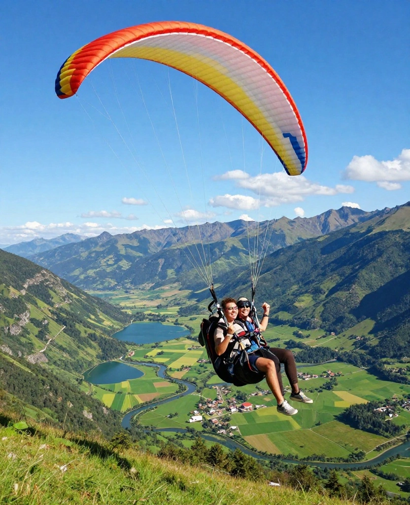 Unforgettable Adventure Honeymoon Activities for Thrill-Seekers to Ignite Your Love - 7. Paragliding Over Scenic Landscapes 1