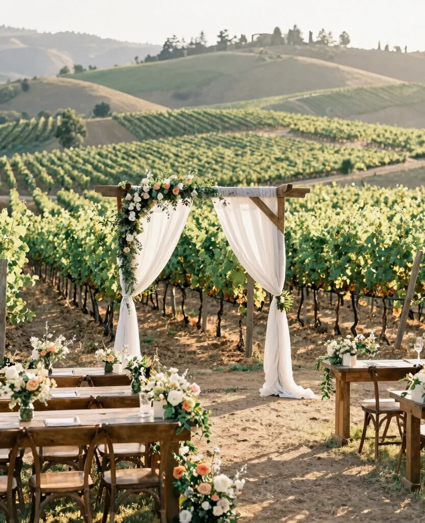 Unforgettable Luxury Destination Wedding Venues for a Dreamy Celebration - 2. Vineyard Elegance in Napa Valley 1