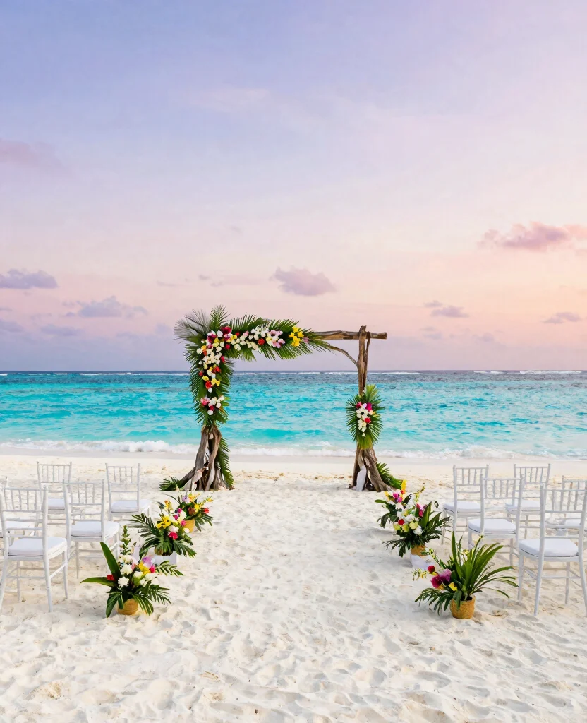 Unforgettable Luxury Destination Wedding Venues for a Dreamy Celebration - 4. Beachfront Bliss at Maldives 1