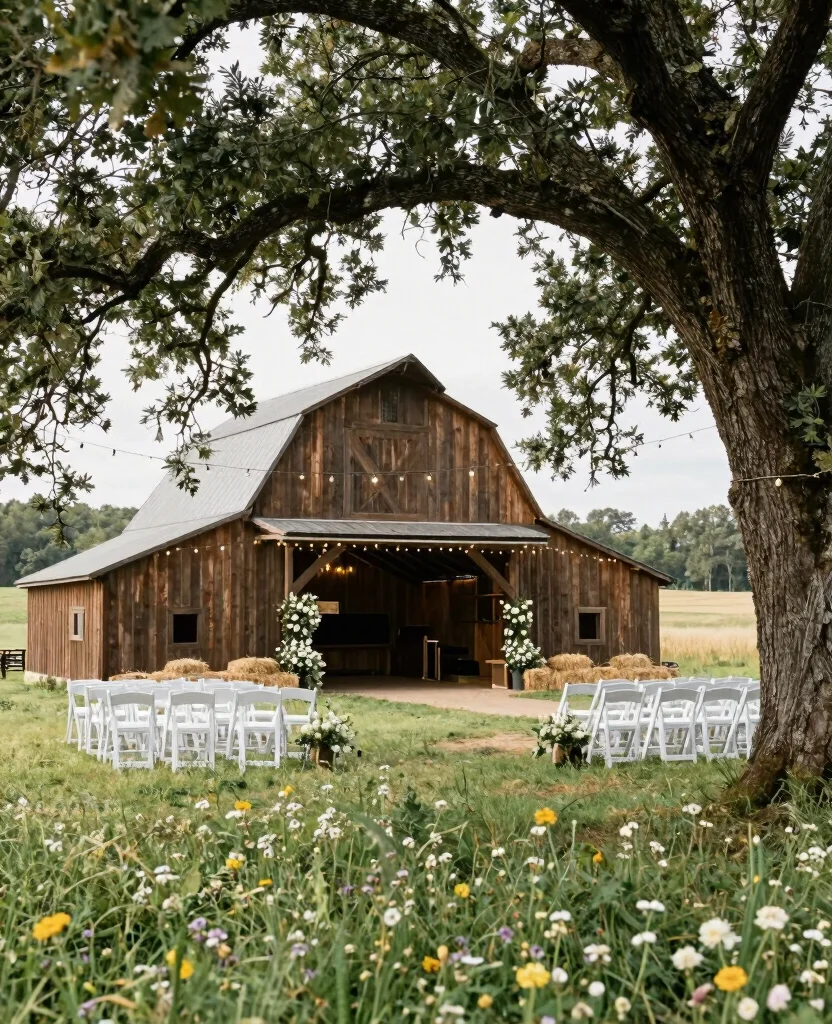 Unforgettable Luxury Destination Wedding Venues for a Dreamy Celebration - 6. Rustic Charm at a Barn in the Countryside 1