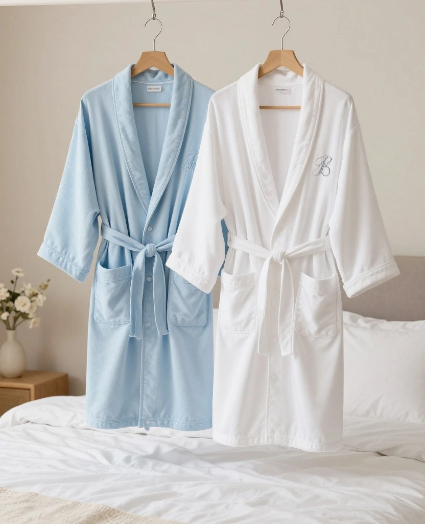 Unique Wedding Gift Ideas for the Bride and Groom They Will Cherish Forever - 6. Personalized His and Hers Robes 1