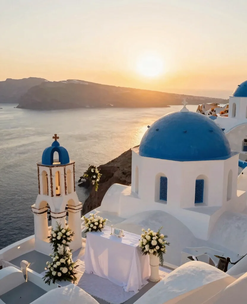 Unveil Your Dream Day: Top 10 Breathtaking Destination Wedding Venues Around the Globe - 1. Santorini, Greece: A Love Story in Blue and White 1