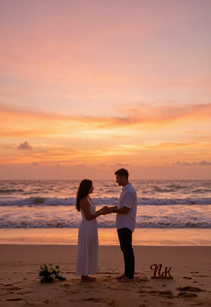 13 Elopement Wedding Ideas That Prove Less is More (You'll Love #3!) - 2. Beach Sunset Ceremony 1
