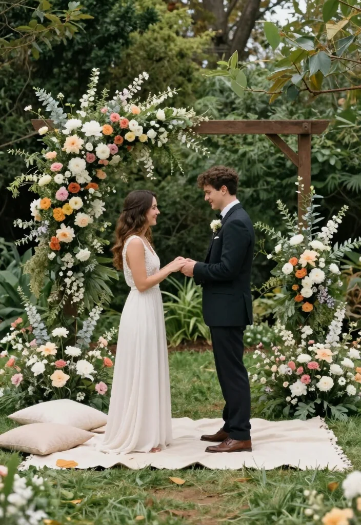 13 Elopement Wedding Ideas That Prove Less is More (You'll Love #3!) - 8. Intimate Garden Party 1