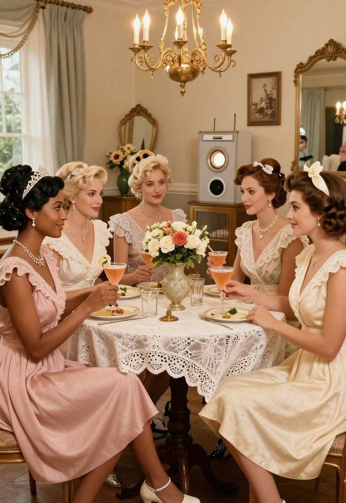 25 Unique Bridal Shower Themes That Will Leave Guests Talking (You Won't Believe #18!) - 1. Vintage Glam 1