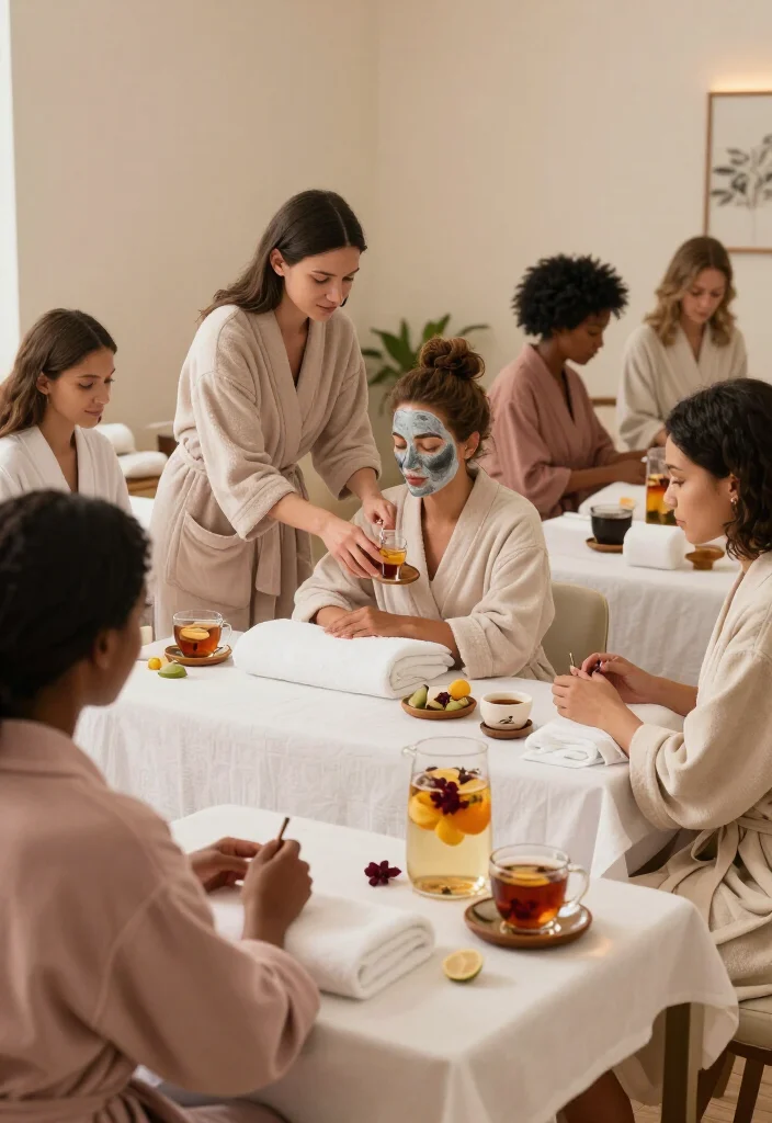 25 Unique Bridal Shower Themes That Will Leave Guests Talking (You Won't Believe #18!) - 10. Spa Day Retreat 1