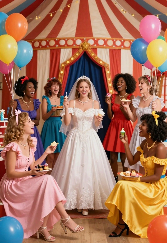 25 Unique Bridal Shower Themes That Will Leave Guests Talking (You Won't Believe #18!) - 14. Whimsical Circus 1