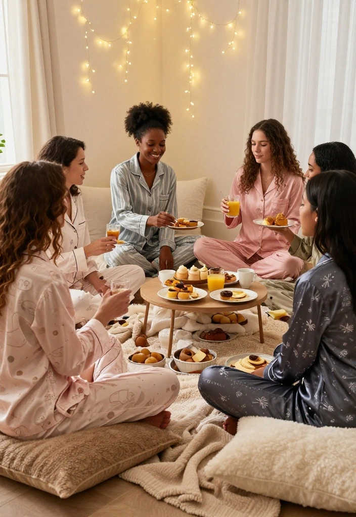 25 Unique Bridal Shower Themes That Will Leave Guests Talking (You Won't Believe #18!) - 19. Cozy Pajama Party 1