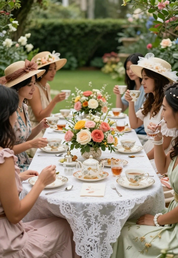 25 Unique Bridal Shower Themes That Will Leave Guests Talking (You Won't Believe #18!) - 2. Garden Tea Party 1