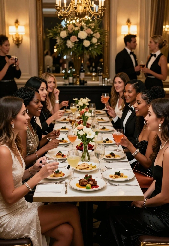 25 Unique Bridal Shower Themes That Will Leave Guests Talking (You Won't Believe #18!) - 25. Elegant Black Tie 1