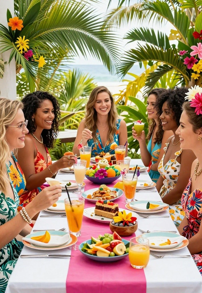 25 Unique Bridal Shower Themes That Will Leave Guests Talking (You Won't Believe #18!) - 3. Tropical Paradise 1