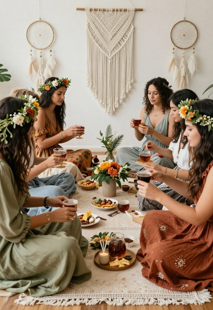 25 Unique Bridal Shower Themes That Will Leave Guests Talking (You Won't Believe #18!) - 7. Bohemian Bliss 1